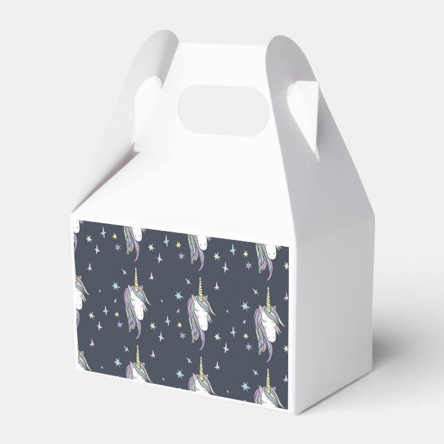 Caja Para Regalos Unicornio Uno (Reverso)