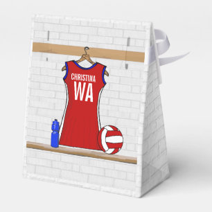 Caja Para Regalos Uniforme personalizado del Netball