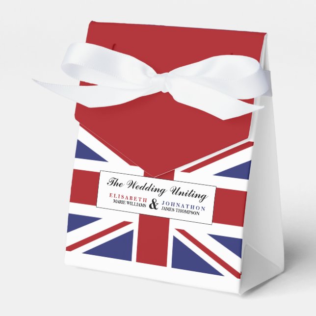 Caja Para Regalos Union Jack Flag Boda británico (Front Side)
