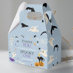 Caja Para Regalos Uno espeluznante Cumpleaños de Halloween número 1 
