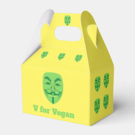 Caja Para Regalos V para vegano