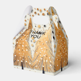 Caja Para Regalos Vacaciones de los Árboles de Navidad brillantes co