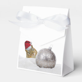 Caja Para Regalos Vacaciones de los Navidades de plata y nieve de Ch