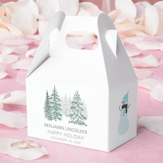 Caja Para Regalos Vacaciones en invierno (Boda)
