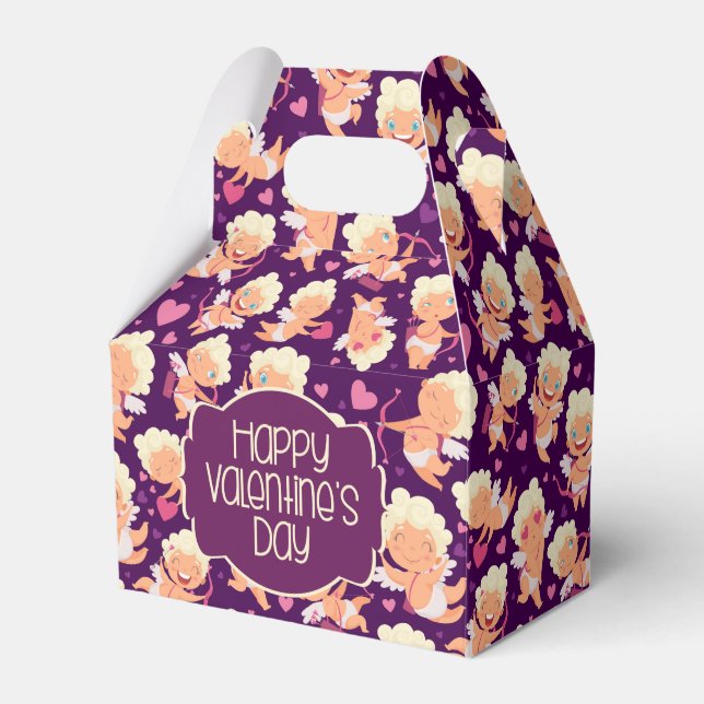 Caja Para Regalos Valentine Cupido Love Favorito Box (Front Side)