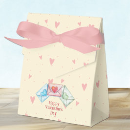 Caja Para Regalos Valentine Envelope and Hearts