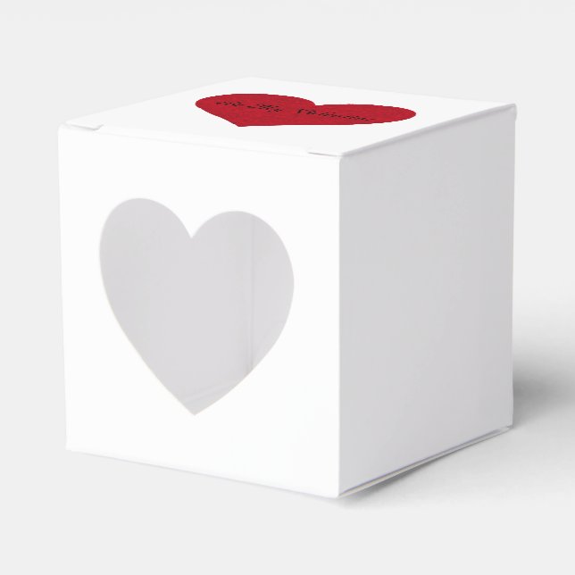 Caja Para Regalos Valentine Favor Box (Anverso)