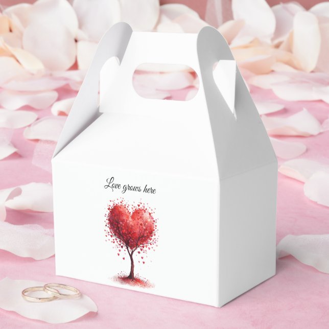 Caja Para Regalos Valentine Love Card | Romantic for Him & Her (Boda)