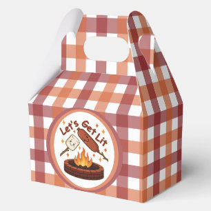 Caja Para Regalos Vamos a conseguir Firepit - malvavisco y perro cal