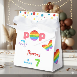 Caja Para Regalos ¡Vamos! Pastel pop it cumpleaños kid