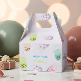 Caja Para Regalos Vamos por el cumpleaños del té bobba