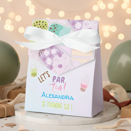 Caja Para Regalos Vamos por el cumpleaños del té bobba