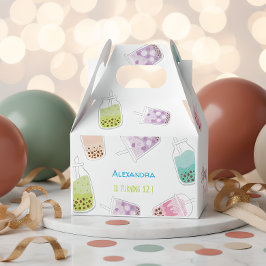 Caja Para Regalos Vamos por el cumpleaños del té bobba