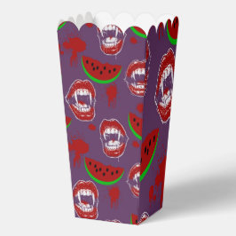 Caja Para Regalos Vampiro y Sandía Spooky Summerween Púrpura