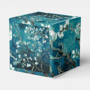 Caja Para Regalos Van Gogh Almond Blossoms Oscuro Verde azulado