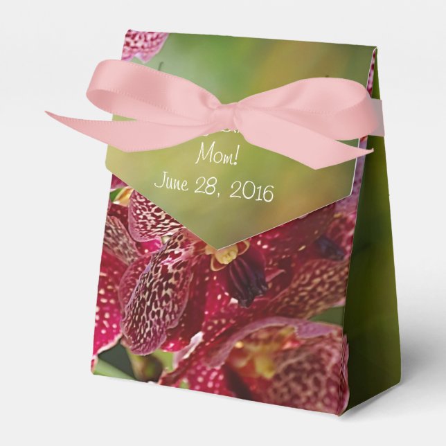 Caja Para Regalos Vanda Orchid Cluster Birday Tent (Front Side)