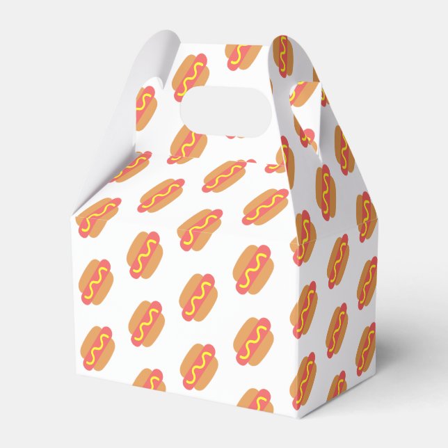 Caja Para Regalos Vector simple Hotdog (Front Side)