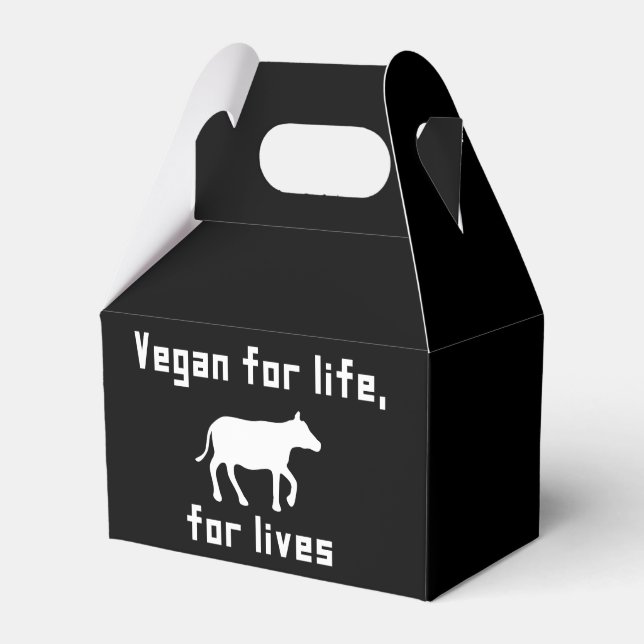 Caja Para Regalos Vegan de por vida (Front Side)
