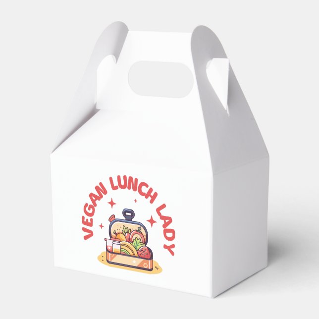 CAJA PARA REGALOS VEGAN LUNCH LADY'S (Front Side)