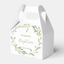 Caja Para Regalos vegetación mural bautismo