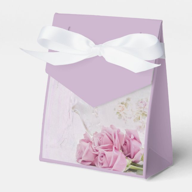 Caja Para Regalos Velas Y Rosas (Front Side)