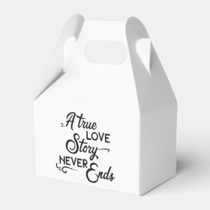 Caja Para Regalos Verdadera historia de amor: Boda blanco negro, duc