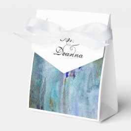 Caja Para Regalos Verde azulado Favor de la Mist