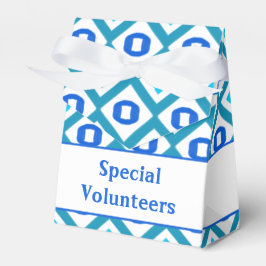 Caja Para Regalos Verde azulado y azul