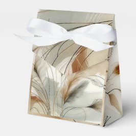 Caja Para Regalos Verde Delicado Botánico Moderno Boda Boho