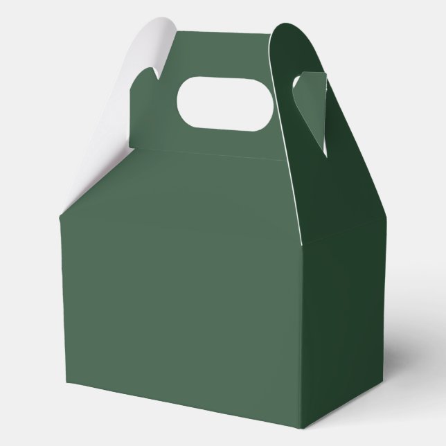 Caja Para Regalos Verde Pino (Reverso )