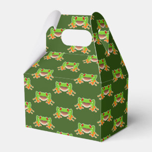Caja Para Regalos Verde Rana