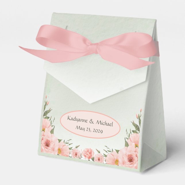 Caja Para Regalos Verde sabio y pradera (Front Side)