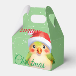 Caja Para Regalos Vestido de Santa Navidades de ave salvaje Cute Saf