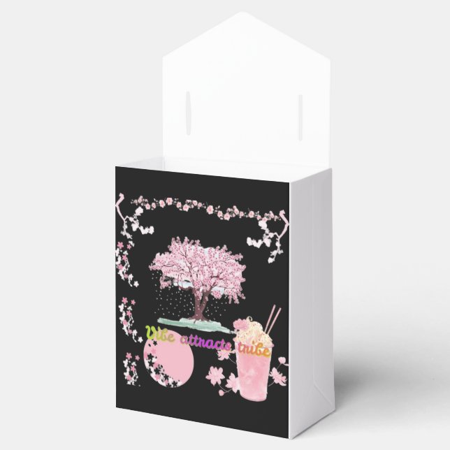 Caja Para Regalos Vibe Attracts Tribe black (Abierto)