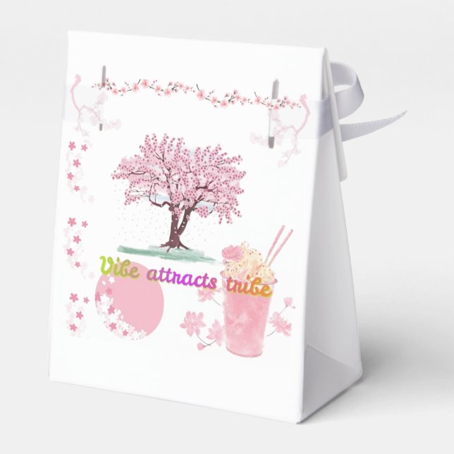 Caja Para Regalos Vibra Atrae Tribu (Reverso)