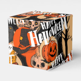 Caja Para Regalos Vibraciones espeluznantes de Halloween lindas y at