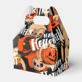 Caja Para Regalos Vibraciones espeluznantes de Halloween lindas y at