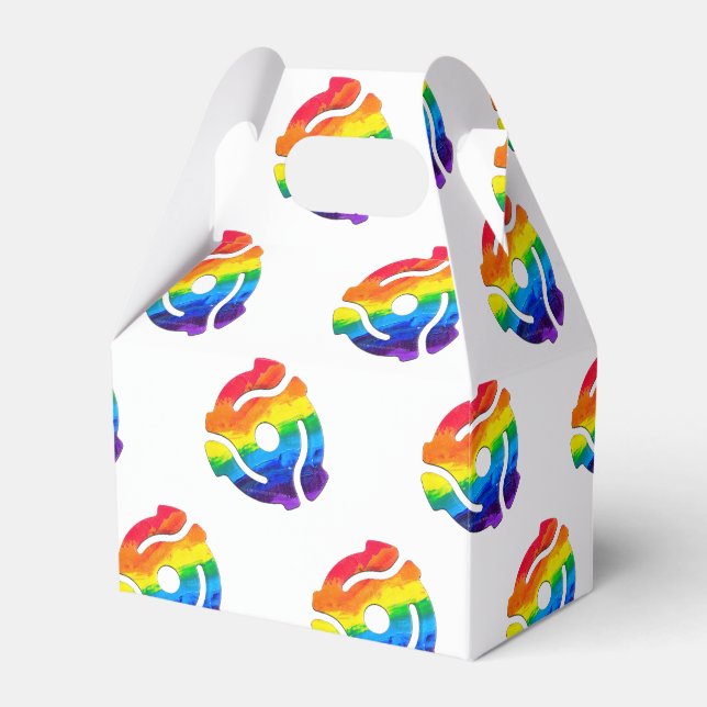 Caja Para Regalos Vibrante de adaptador de registro de 45 RPM de plá (Front Side)