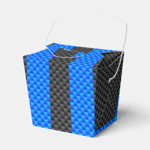 Caja Para Regalos Vibrantes rayas de Carreras con estilo de fibra de