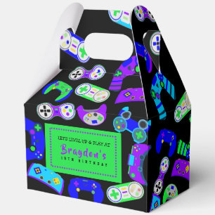 Caja Para Regalos VIDEO JUEGO JUEGOS Niños Fiesta de cumpleaños