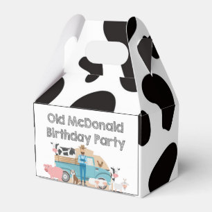 Caja Para Regalos Vieja fiesta de cumpleaños de McDonald Farm