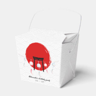 Caja Para Regalos Viento de la fiesta de cumpleaños de Hibachi prome