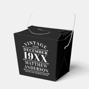 Caja Para Regalos Viñeta personalizada de edad avanzada