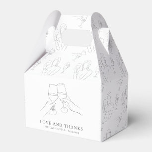 Caja Para Regalos Vino Antes De Var Moda Vino Ducha De Novias