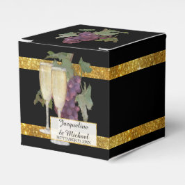 Caja Para Regalos Vino de Champagne Vineyard Favor de la recepción