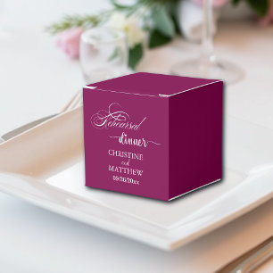 Caja Para Regalos Vino para Cena de Ensayo de Caligrafía Elegante