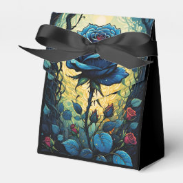 Caja Para Regalos Vinos de Rosa azul 1 tienda