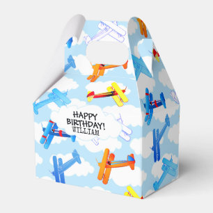 Caja Para Regalos Vintage Airforce Airshow Birday Party