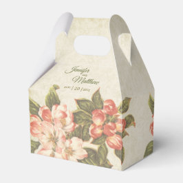 Caja Para Regalos Vintage Apple Blossom & Damask Favbox