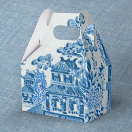 Caja Para Regalos Vintage Blue Willow Favorito Box